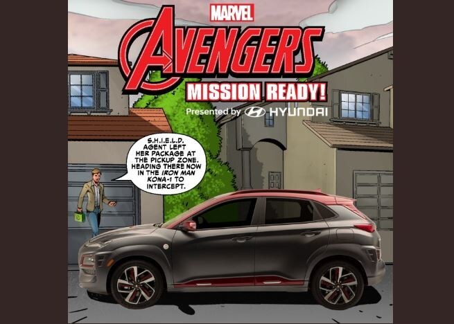 Hyundai Kona, il fumetto celebrativo Marvel: gli scatti