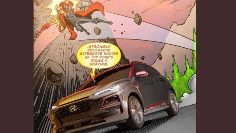 Hyundai Kona e Marvel: il crossover con gli Avengers