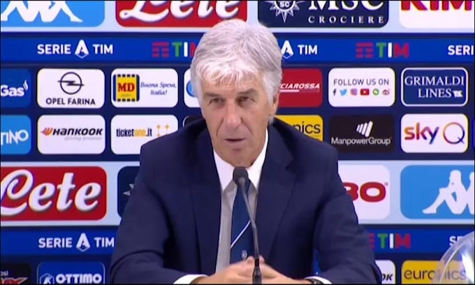 Gasperini: "Il Napoli è sul livello di Inter e Juve"