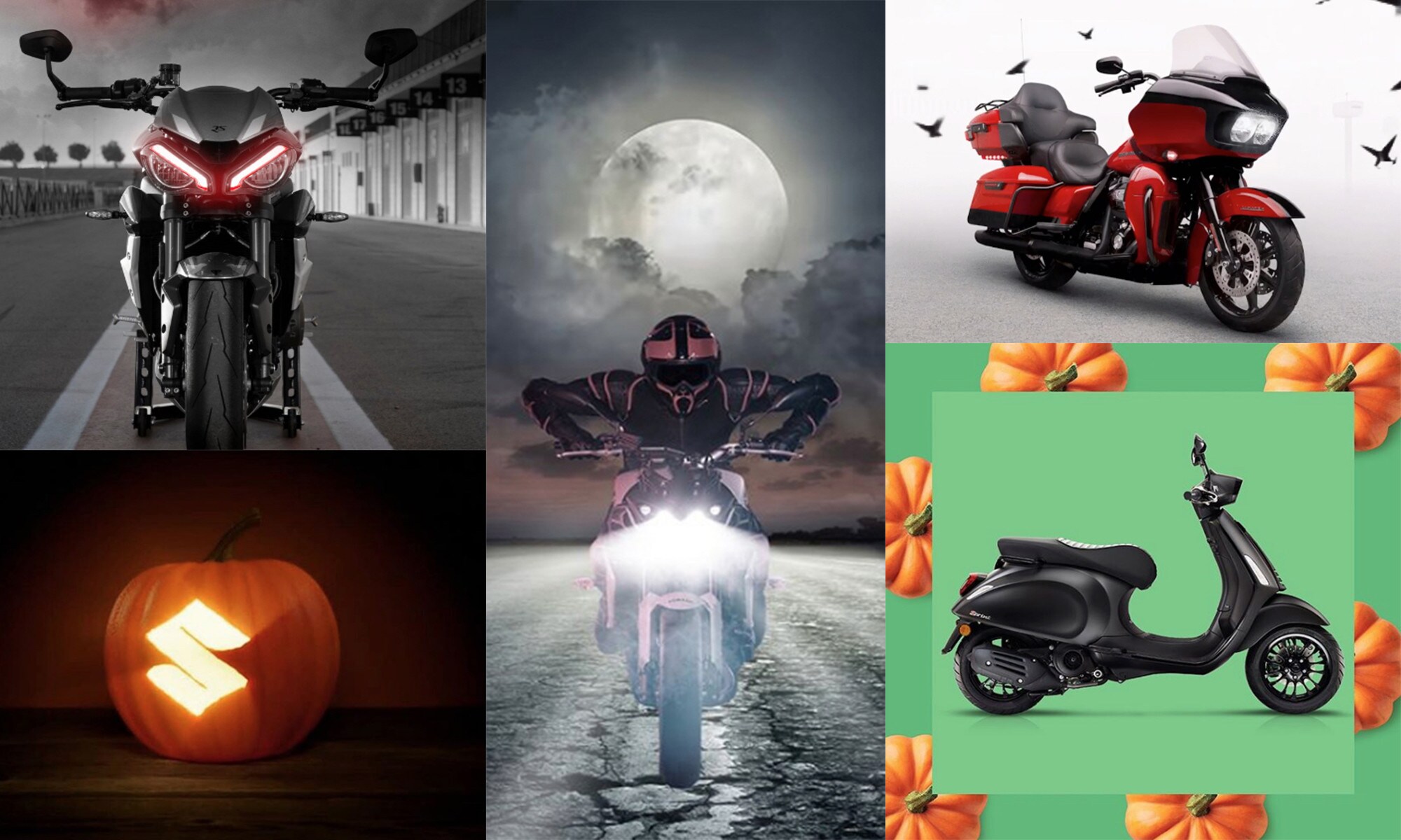 Halloween 2019, ironia dark sui social delle case motociclistiche