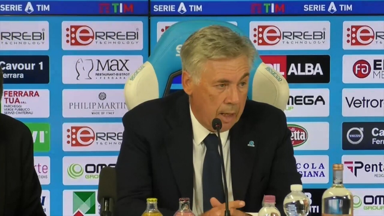 Napoli: un turno di stop per Ancelotti