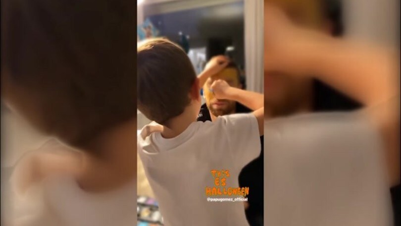 Papu Gomez, trucchi e maschere per Halloween
