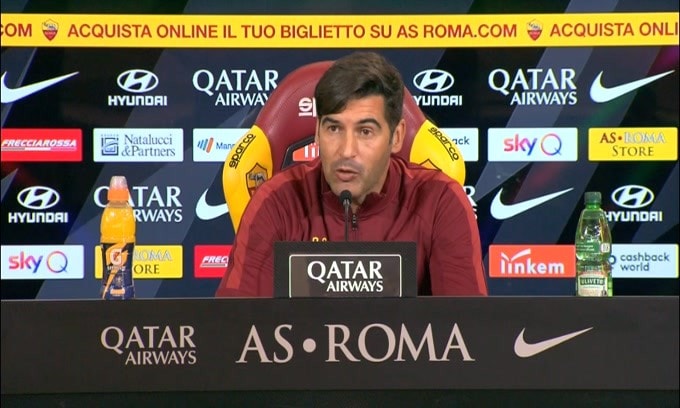 Fonseca: "Mi aspetto di non dover parlare dell'arbitro"