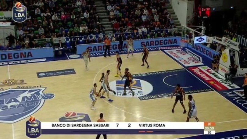 Banco di Sardegna Sassari-Virtus Roma 108-72