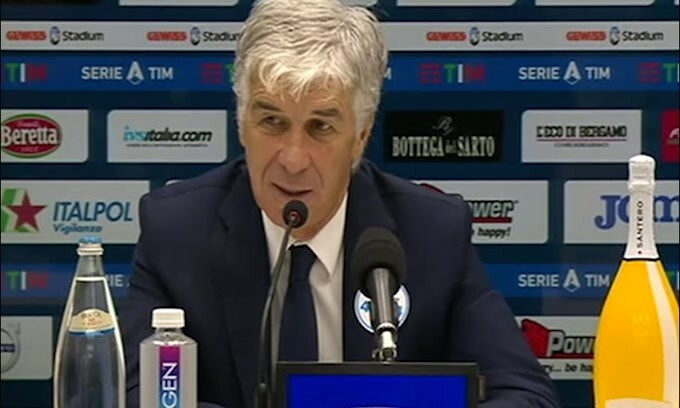 Gasperini: "Non era facile in dieci"