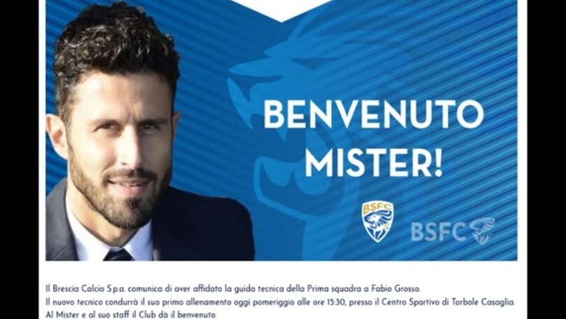 Ufficiale: Grosso nuovo tecnico del Brescia