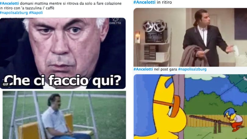 Napoli, tifosi scatenati su Ancelotti da solo in ritiro