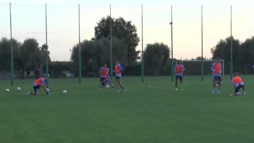 Lazio, allenamento intenso prima del Celtic