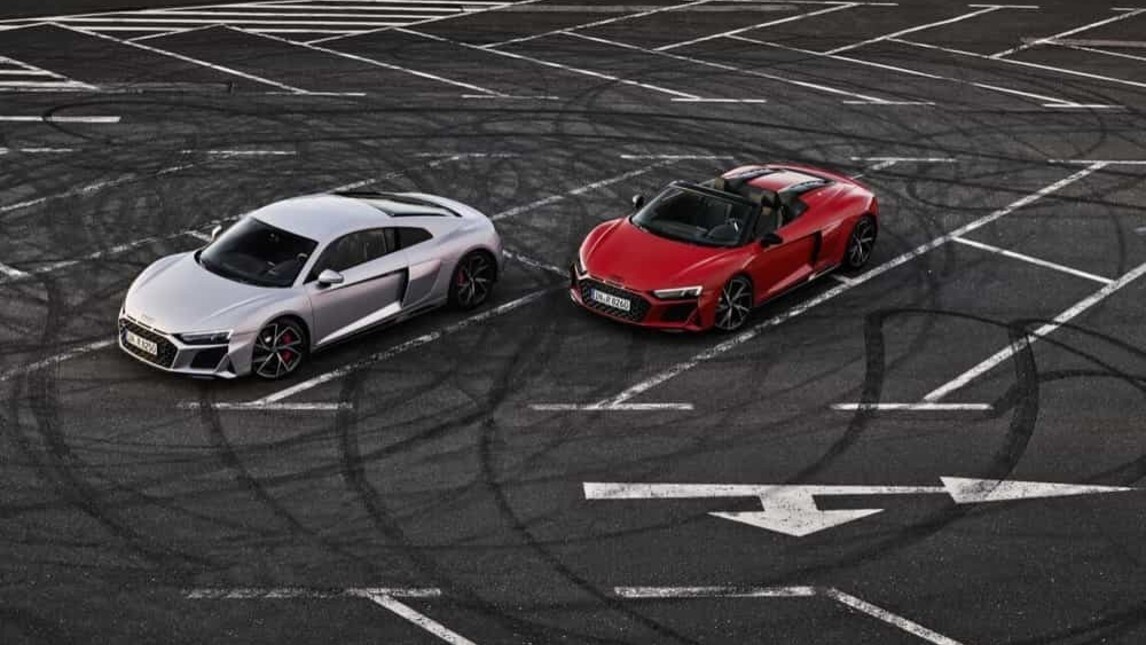 Audi R8, il restyling della sportiva: coupé, spyder e da corsa