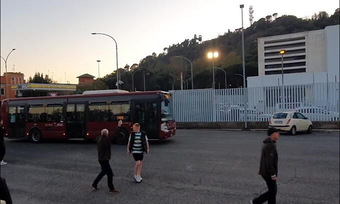 Celtic, i tifosi arrivano allo stadio "Olimpico"