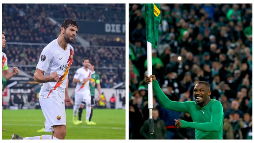 Fazio rimedia all'autogol ma la Roma perde a Monchengladbach