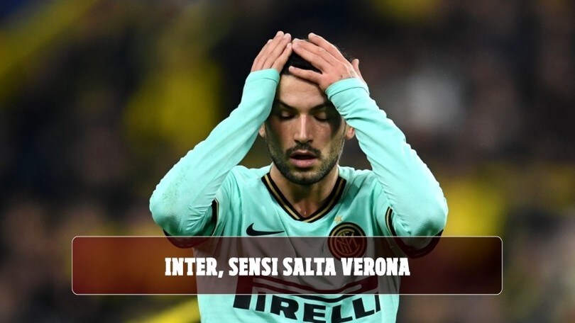 Inter, problema muscolare per Sensi. Salta il Verona