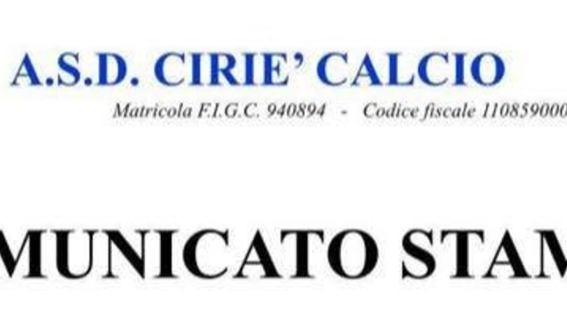 Presunte accuse di "evasione fiscale"? Il Ciriè fa chiarezza