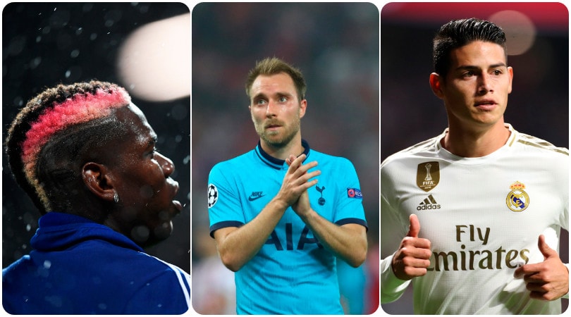 Dalla Spagna: "Se Pogba va al Real, il Manchester United su Eriksen e James"
