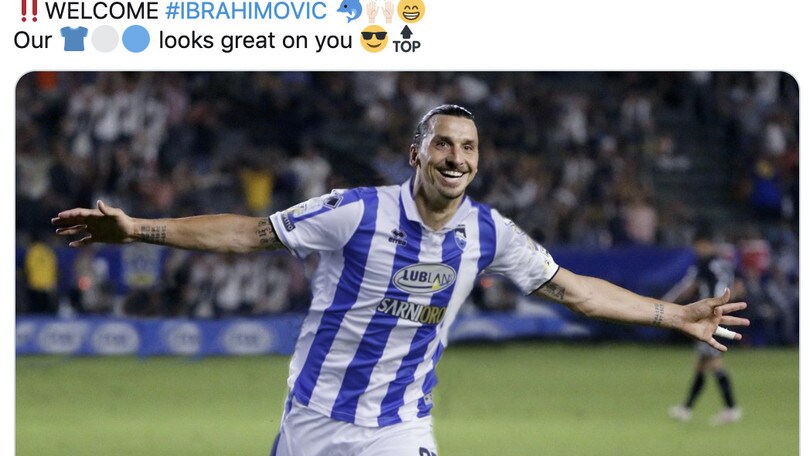 Il Pescara annuncia Ibrahimovic per gioco: "Benvenuto"