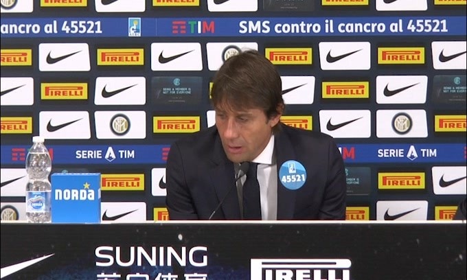 Conte: "Ringrazio tutti coloro che lavorano nell'Inter"
