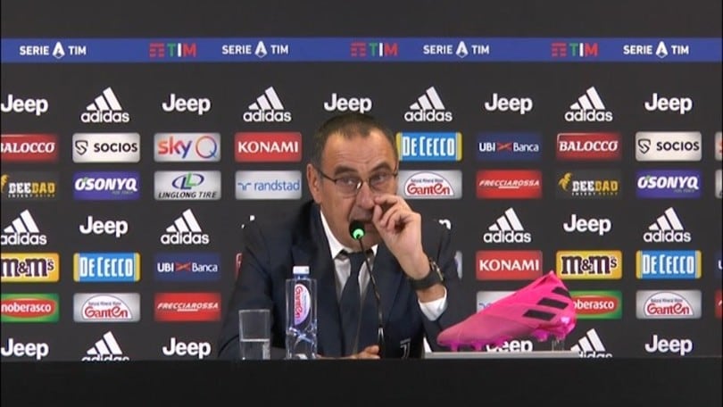 Sarri: "Cr7 via prima dallo stadio? Va ringraziato..."