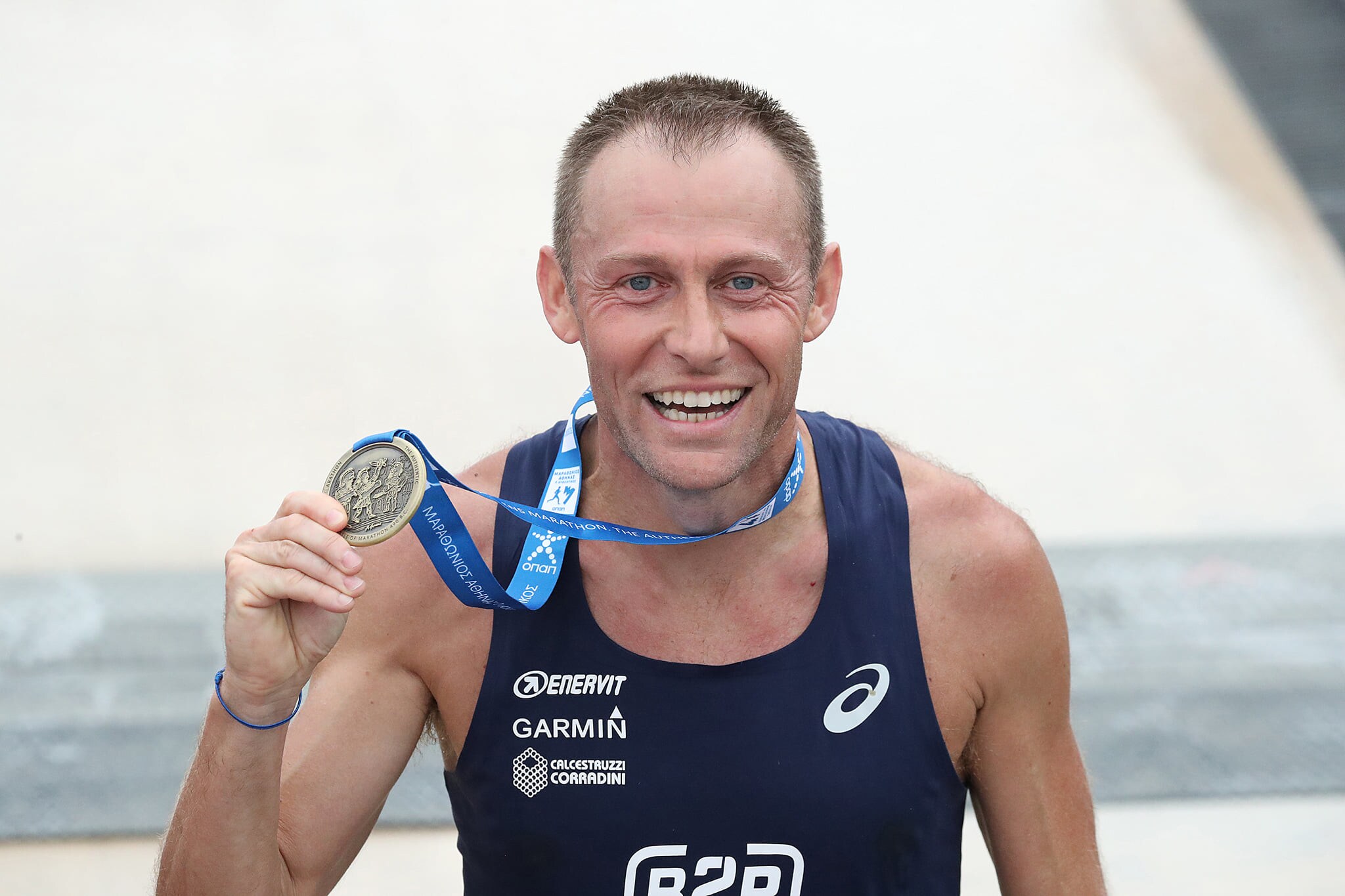 Maratona di Atene, Stefano Baldini torna per trionfare