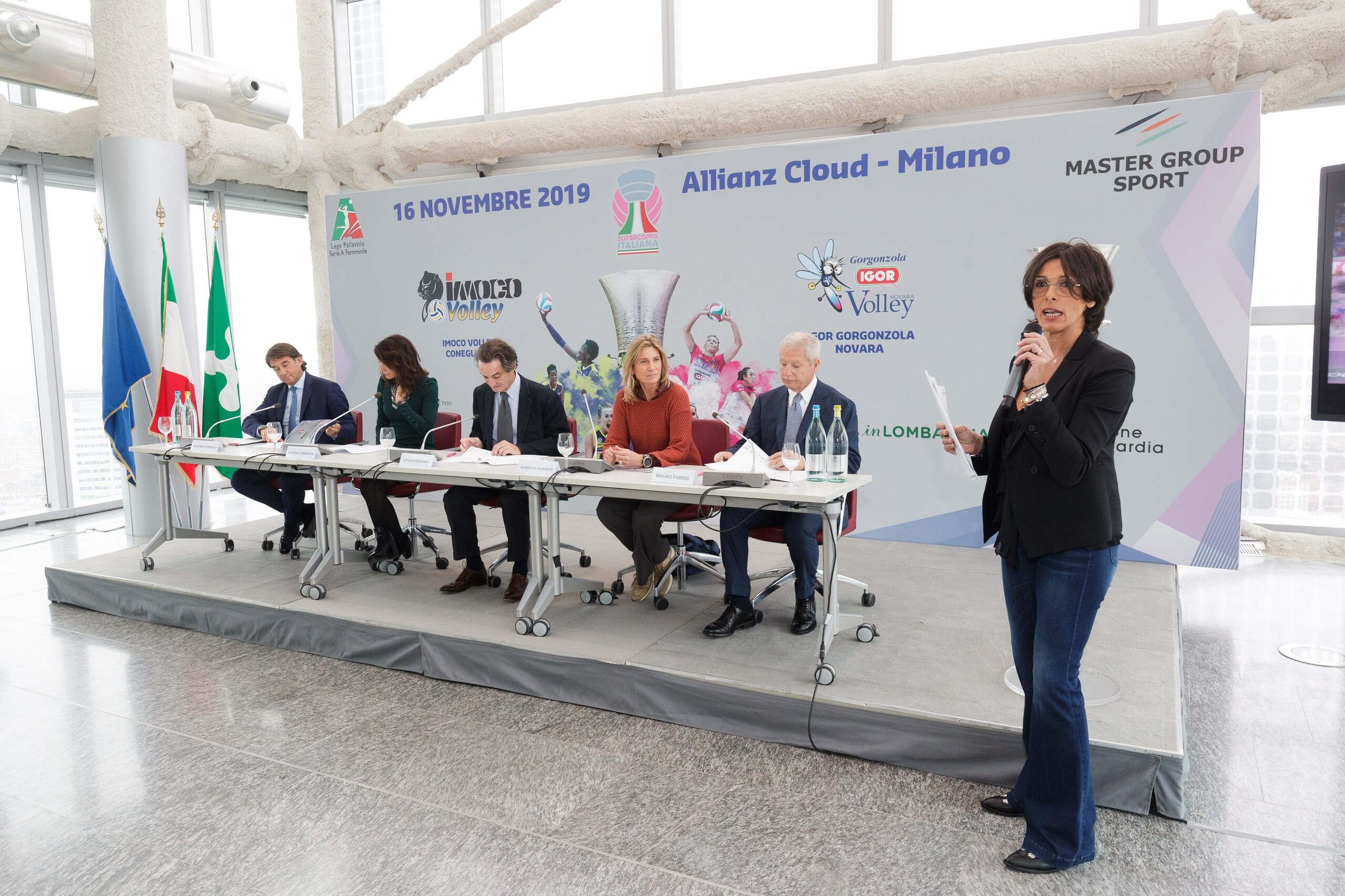 Vernissage a Milano della Supercoppa Femminile