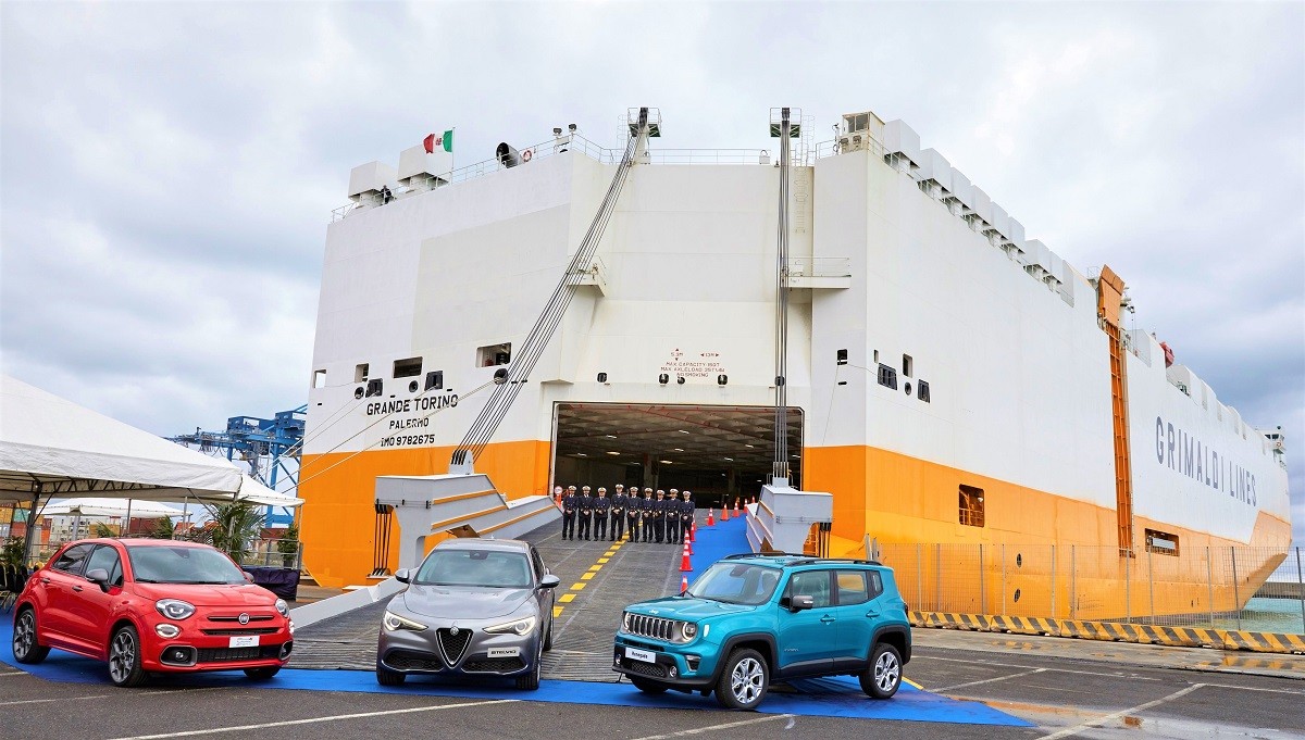 FCA, inaugurata la nave da trasporto Grande Torino