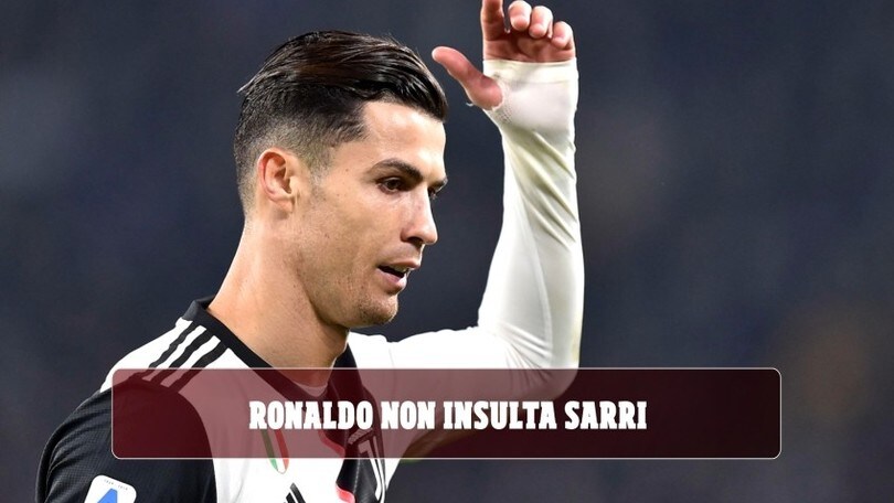 Ronaldo non insulta Sarri: la giusta interpretazione del labiale