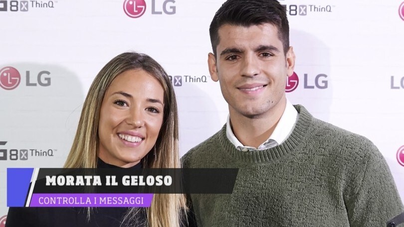 Morata il geloso: risponde lui ai messaggi della moglie