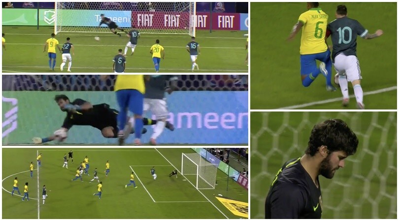 Alex Sandro fa fallo fuori area, ma è rigore! Messi sbaglia, poi segna in ribattuta