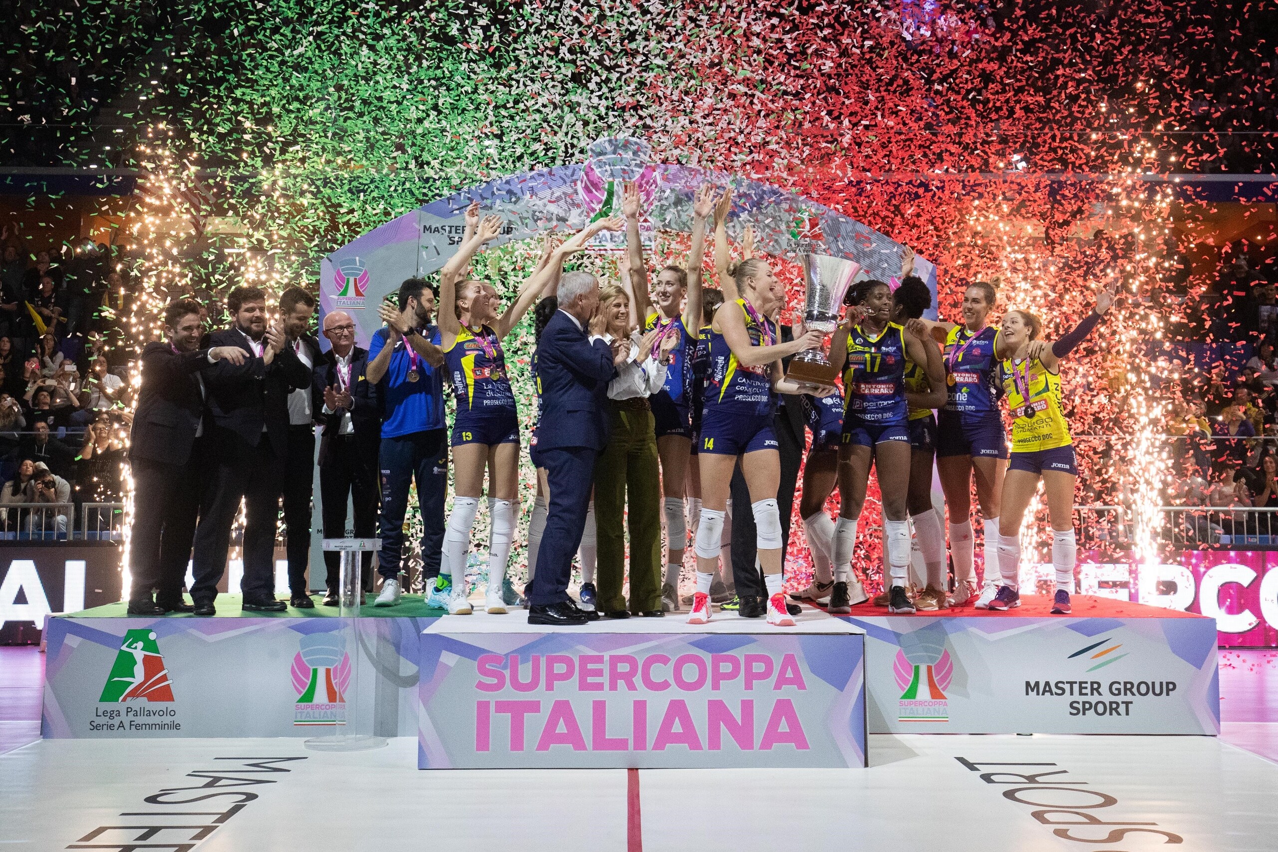 Conegliano schianta Novara, la Supercoppa è sua !