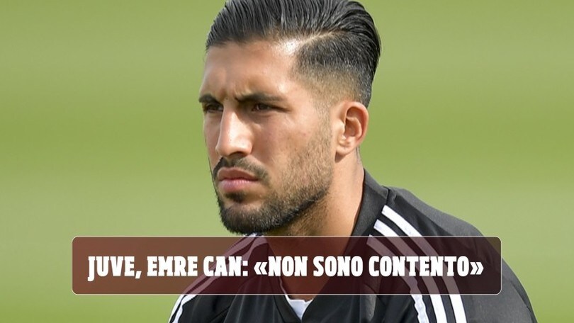 Juventus, Emre Can: "Non sono contento"