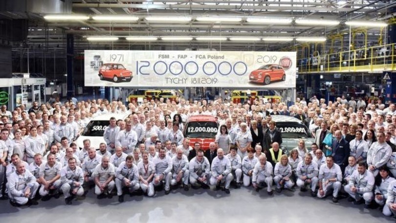 FCA, a Tichy la dodici milionesima auto prodotta