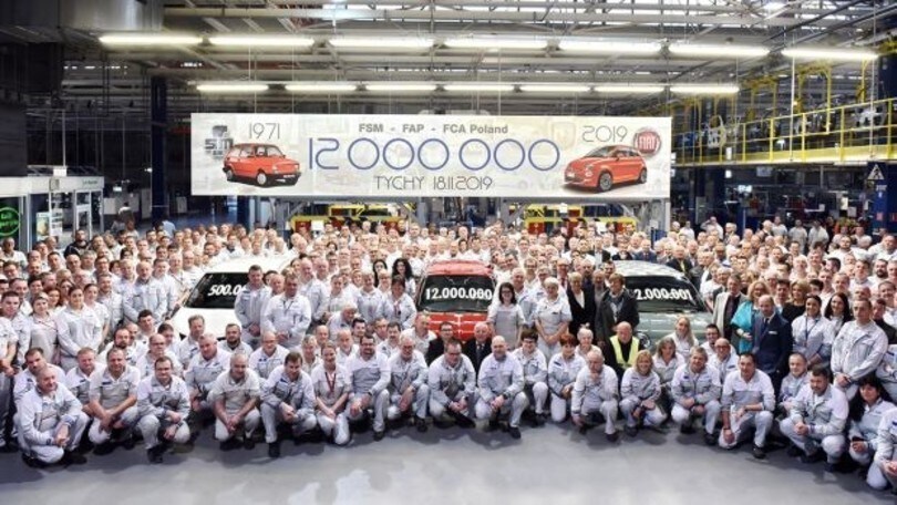 FCA, a Tichy la dodici milionesima auto prodotta