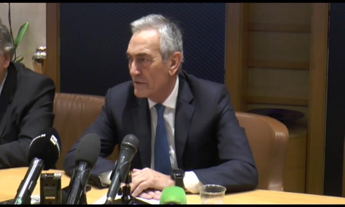 Gravina: "Non accetterò mai il ruolo di commissario"