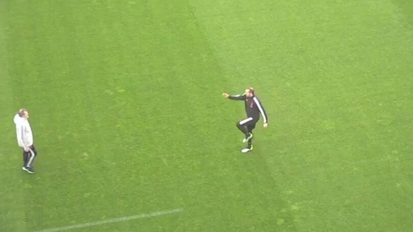 Chiellini torna in campo dopo l'infortunio