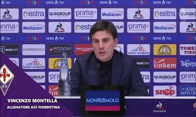 Montella: "Non ancora assorbito il ko di Cagliari"