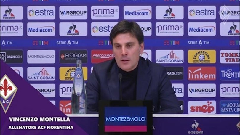 Montella: "Non ancora assorbito il ko di Cagliari"