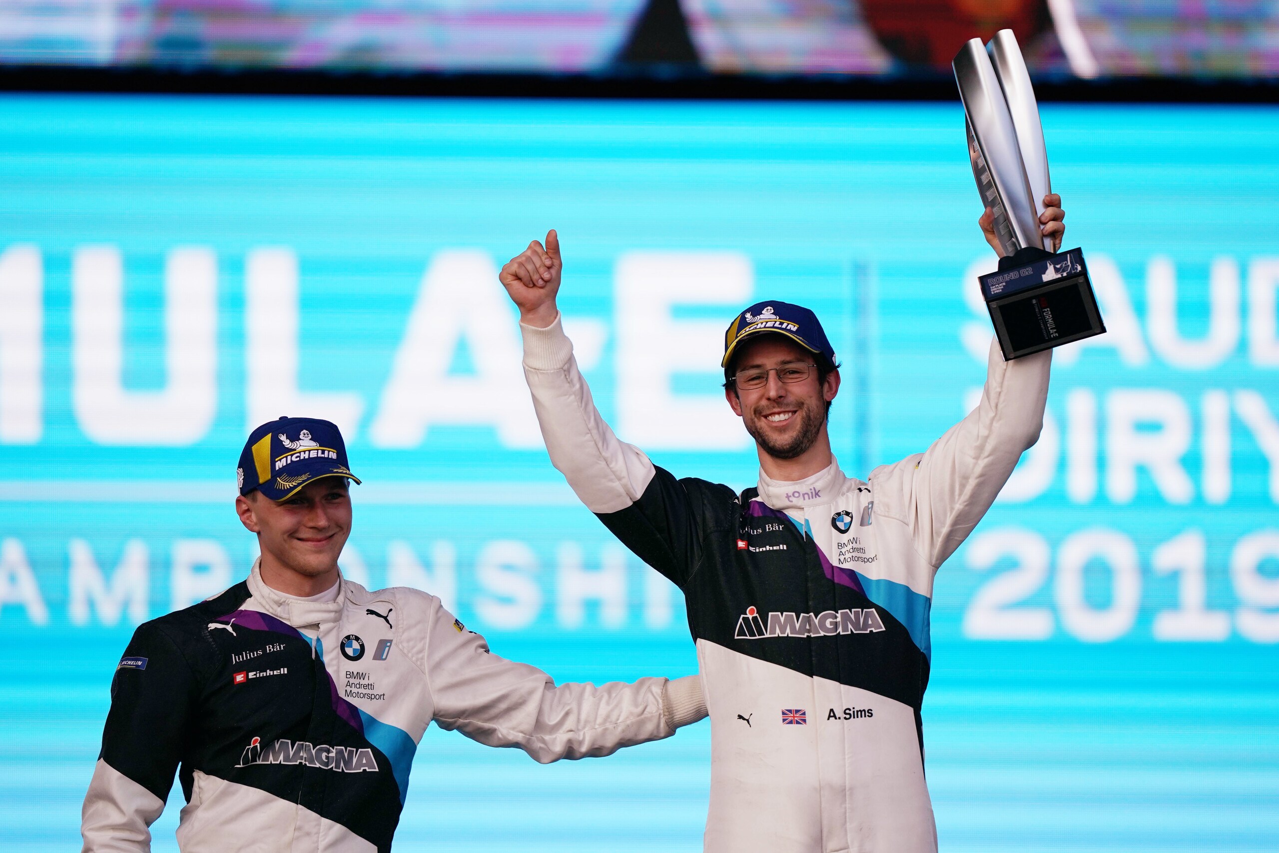 Formula E, ePrix Riad: le foto di Gara 2 e della vittoria di Sims
