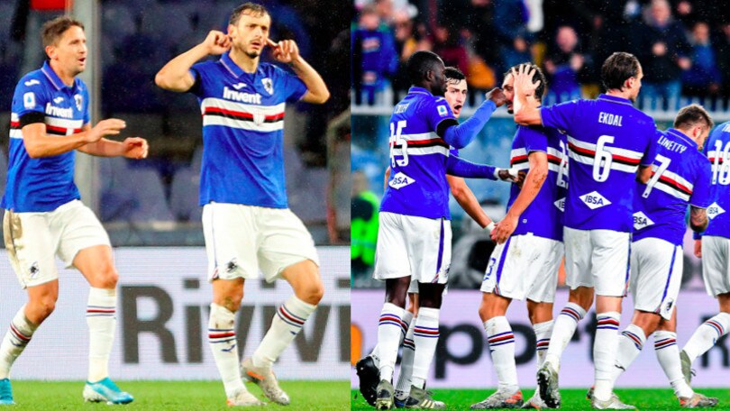 Udinese ko, Gabbiadini e Ramirez regalano la vittoria alla Sampdoria