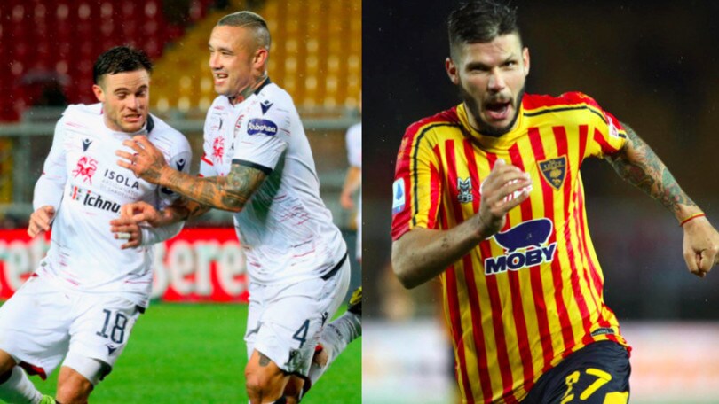 Calderoni completa la rimonta del Lecce: 2-2 con il Cagliari