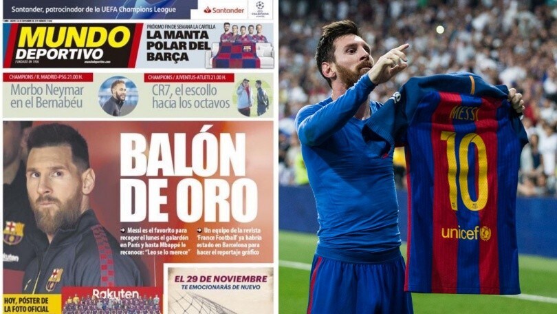 Mundo Deportivo: "Messi sarà il prossimo Pallone d'Oro"