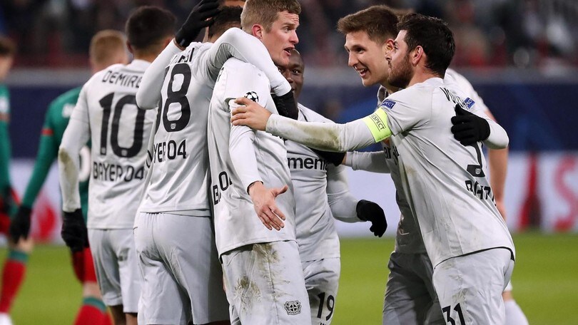 Champions, il Bayer torna in corsa. Il Bayern ne fa 6, 2-2 pirotecnico tra Real e Psg