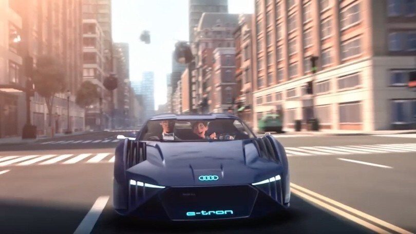 Audi RSQ e-tron è il primo concept al cinema con Spies in Disguise