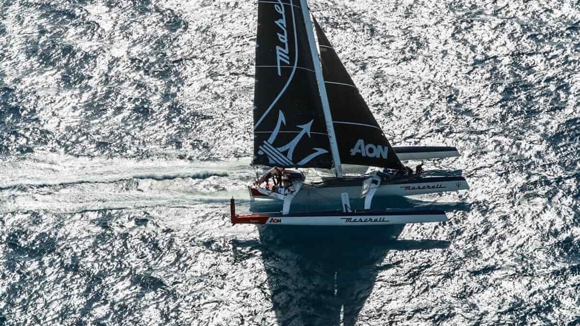Maserati, prestazioni da supercar per il trimarano Multi 70