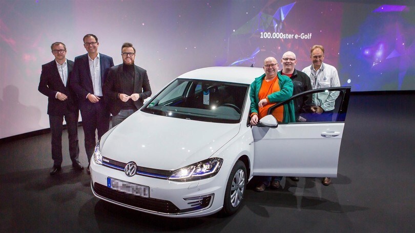 Volkswagen e-Golf, cifra tonda: consegnata la numero 100mila