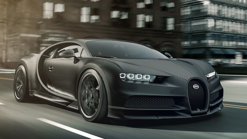 Bugatti Chiron, "Noire" si ispira a La Voiture Noire