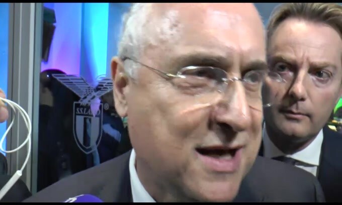 Lotito: "Con la Juve mi auguro tanti tifosi"