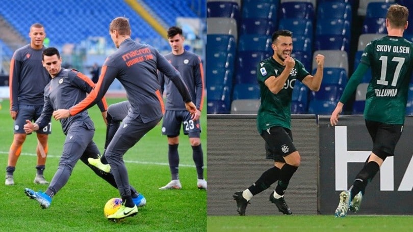 Diretta Udinese-Bologna ore 21: dove vederla in tv e probabili formazioni