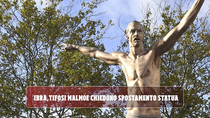 Ibrahimovic, i tifosi del Malmoe chiedono lo spostamento della statua a Stoccolma