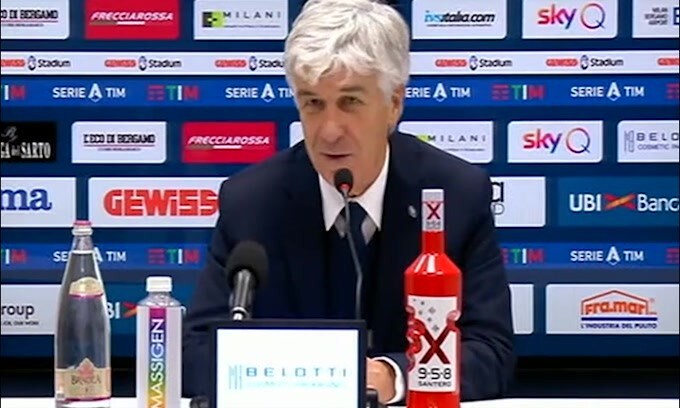 Gasperini: "Primo gol irregolare"