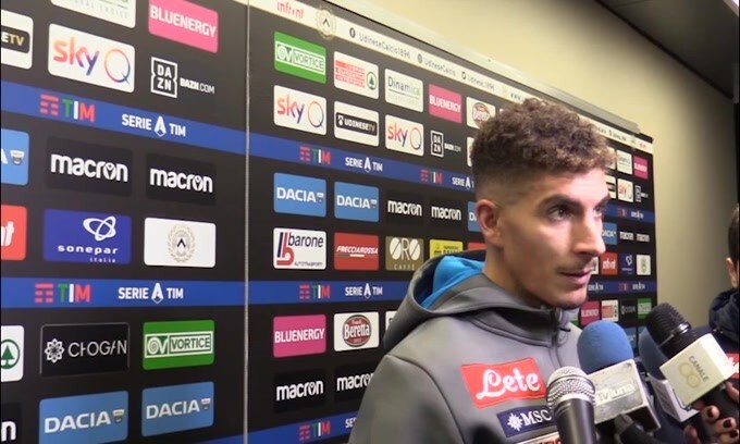 Di Lorenzo: "C'è dispiacere nella mancata vittoria"