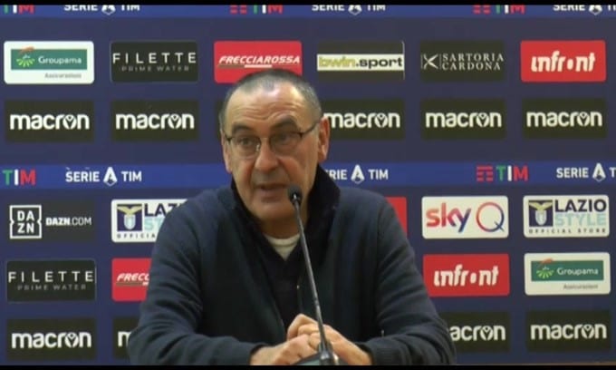 Sarri: "Abbiamo perso per una serie di episodi contrari"